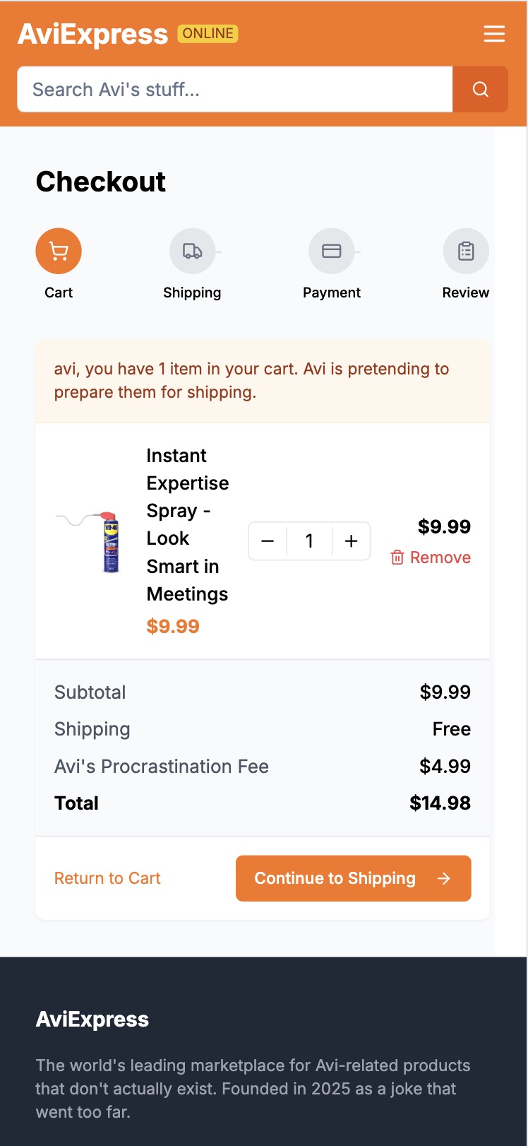 Checkout Process